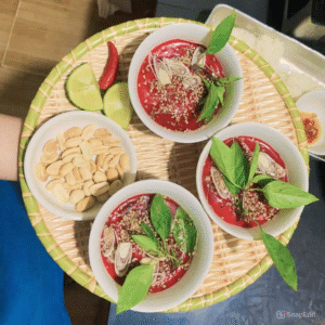 hình ảnh 3 bát tiết canh dê