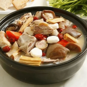 hình ảnh chân dê hầm thuốc bắc