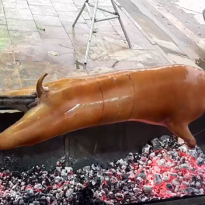 hình ảnh dê quay tùng xẻo