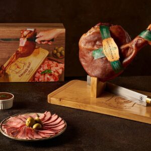 ảnh đùi dê hun khói